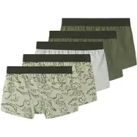 Name it Onderbroek grijs gemêleerd / olijfgroen / spar / pastelgroen