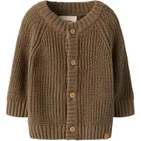 Lil´ Atelier Baby Truien & Vesten Nbnemlen Ls Knit Card Lil Noos - Bruin - Maat 62