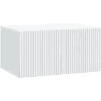 vidaXL Wandmontage TV-kast Wit 59,5 x 41 x 30 cm Bewerkt hout