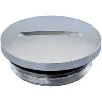 Hummel Vernikkelde Messing Blinde Plug M32x1.5 Met O-Ring - 1052320150