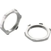 Pflitsch EMC M25 Vernikkeld Messing Locknut - GMM225/7PA [2 Stuks]