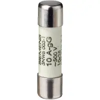 Siemens 500V 0.5A Cilindrische Zekering 10x38mm - 3NW60001 [10 Stuks]