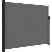 vidaXL Windscherm uittrekbaar 160x600 cm antraciet