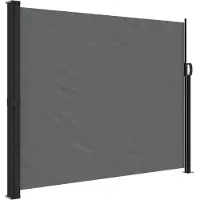 vidaXL Uitschuifbaar zijluifel antraciet 160x300 cm