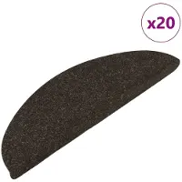vidaXL Trapmatten zelfklevend 20 st 56x17x3 cm antraciet