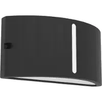 Eglo Poggiarello Wandlamp Buiten - E14 - 22 cm - Zwart