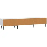 vidaXL TV Kast met lade Wit 147 x 34,5 x 30 cm Bewerkt hout