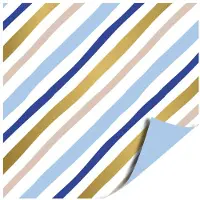 Kassaplan Toonbankrol 30cm 100m Painted Lines Blue Blauw blauw Papier