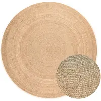 Home Collection Jute Vloerkleed Geweven - Rond - Naturel ø 200 cm