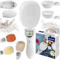 Orion - Analoge keukenweegschaal - 1 kg capaciteit - 270 ml - LCD scherm