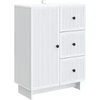 vidaXL Dressoir Wit 66 x 34,5 x 90 cm Bewerkt hout