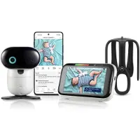 Motorola Babyfoon PIP1710 Connect smart AI videomonitor 5" stargrip wit
