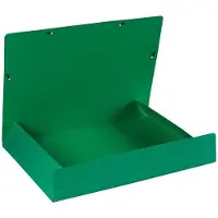 Exacompta 3-klepsmap elastiek 59515E Groen Gewafeld karton 5 Stuks