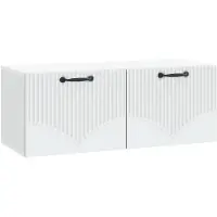 vidaXL Wandmontage TV-kast Wit 78,5 x 31 x 30 cm Bewerkt hout