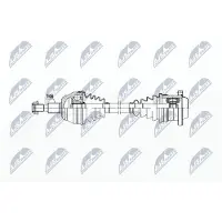 NTY NPW-WW-249 Aandrijfas