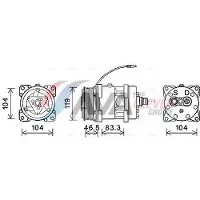 Ava Cooling UVK151 Aircopomp
