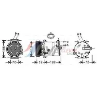 Ava Cooling FTAK334 Aircopomp