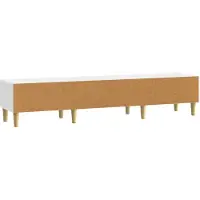 vidaXL TV Kast 147 x 34,5 x 30 cm Wit Bewerkt hout