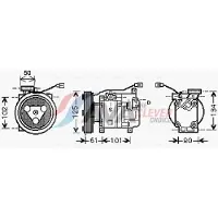 Ava Cooling MZK207 Aircopomp