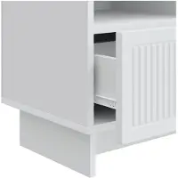 vidaXL TV Kast met lade Wit 102 x 34,5 x 50 cm Bewerkt hout