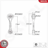 ESEN SKV 75SKV517 Motorsteunlager