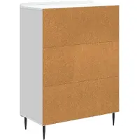 vidaXL Dressoir Wit 66 x 34,5 x 92 cm Bewerkt hout
