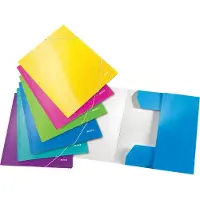 Leitz Wow A4 3 Flaps Folder Assorted 6 Units Transparant Kinderen
