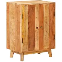 vidaXL Opbergkasten met plank Bruin 55 x 35 x 75 cm Massief Mango Hout