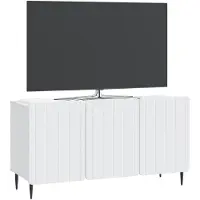 vidaXL TV Kast Wit 99 x 34,5 x 52 cm Bewerkt hout