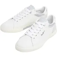 Pepe Jeans Sneakers laag 'KENTON COURT' grijs / zilver / wit