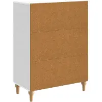 vidaXL Dressoir Wit 66 x 34,5 x 90 cm Bewerkt hout