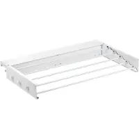 TIM. TIM Wanddroogrek Inklapbaar - Wanddroogrek - Wit - ‎39cm x 80cm x 10cm; 0.2 kg