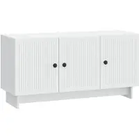 vidaXL TV Kast Wit 99 x 34,5 x 50 cm Bewerkt hout