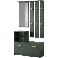 Selsey Halmeubel Martin | Design spaanplaat groen 85x160x24 cm halmeubels | NADUVI
