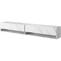 Selsey TV-Meubel Mimi | Design hout goudkleurig 200x30x32 cm tv-meubels | NADUVI