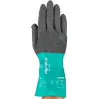 Ansell Chemische bescherming AlphaTec 58-270 Chemisch bestendige handschoenen Nitril Grijs Maat 9 6 Paar