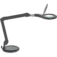 MAUL MAULmakro LED-werklamp, zwart, 46 cm, statief, zwart, Werkkamer / Kantoor, Kunststof, Modern
