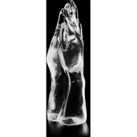 Dark Crystal Fisting Dildo 32 x 9 cm - transparant