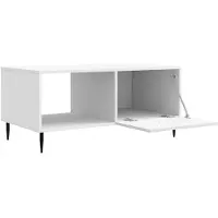 vidaXL Salontafel Wit 90 x 50 x 40 cm Bewerkt hout