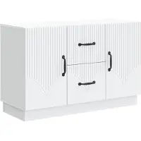 Syfax Dressoir met lade Wit 89 x 34,5 x 57 cm Bewerkt hout