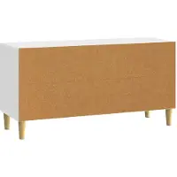 vidaXL TV Kast 99 x 34,5 x 50 cm Wit Bewerkt hout