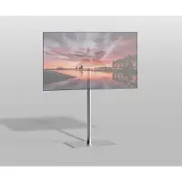 Cavus Vloerstandaard SQUARE rvs 120 cm VESA 400x200