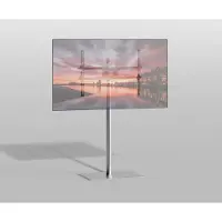 Cavus Vloerstandaard SQUARE rvs 120 cm VESA 600x400