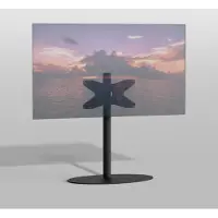 Cavus Vloerstandaard ELLIPS zwart 80 cm VESA 400x200