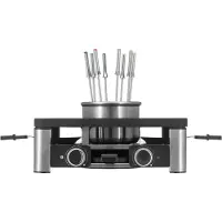 TIM. TIM Gourmetstel 8 Personen - Tafelgrill - Grillplaat - Zwart - 43cm x 21cm x 42cm