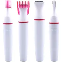 TIM. TIM Epileerapparaat dames - Epilator Gezicht - Ladyshave - Gezichtsreiniger - Ontharingsapparaat - Usb Oplaadbaar - Wit - 13cm x 2cm x 2cm