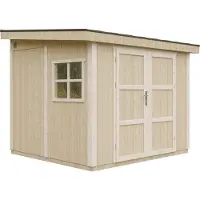 Timbela M938 - LP SmartSide Tuinhuis op houtbasis - 5,9 m² - 248x294xH231 cm - met vloer