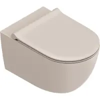 Catalano Sfera Wandcloset 55cm Up-Fix - Mat Seta (binnenzijde Glans) - Keramiek - Toiletten, Hangtoiletten - 8056214877640