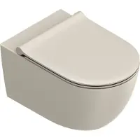 Catalano Sfera Wandcloset 55cm Up-Fix - Mat Sabbia (binnenzijde Glans) - Keramiek - Toiletten, Hangtoiletten - 8056214877626