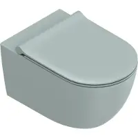 Catalano Sfera Wandcloset 55cm Up-Fix - Mat Acqua (binnenzijde Glans) - Keramiek - Toiletten, Hangtoiletten - 8056214877619
